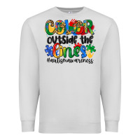 Dove Grey color outside the lines Premium Sweatshirt - Artiststas