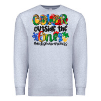 Heather Grey color outside the lines Premium Sweatshirt - Artiststas