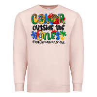 Pale Pink color outside the lines Premium Sweatshirt - Artiststas