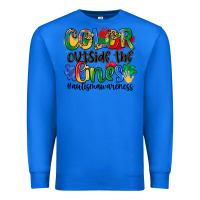 True Royal color outside the lines Premium Sweatshirt - Artiststas