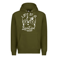 Army Green Life is a beautiful ride Premium Hoodie - Bettercallsaul