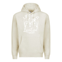 Oatmeal Heather Life is a beautiful ride Premium Hoodie - Bettercallsaul
