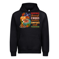 Black bonfires flannels smores campfires and pu Urban Hoodie - CowGirlArtShop