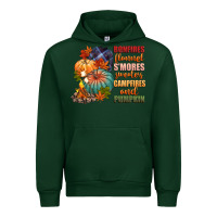 Forest Green bonfires flannels smores campfires and pu Urban Hoodie - CowGirlArtShop