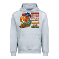 Heather Grey bonfires flannels smores campfires and pu Urban Hoodie - CowGirlArtShop