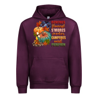 Mauve Wine bonfires flannels smores campfires and pu Urban Hoodie - CowGirlArtShop