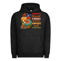 Pigment Black bonfires flannels smores campfires and pu Urban Hoodie - CowGirlArtShop