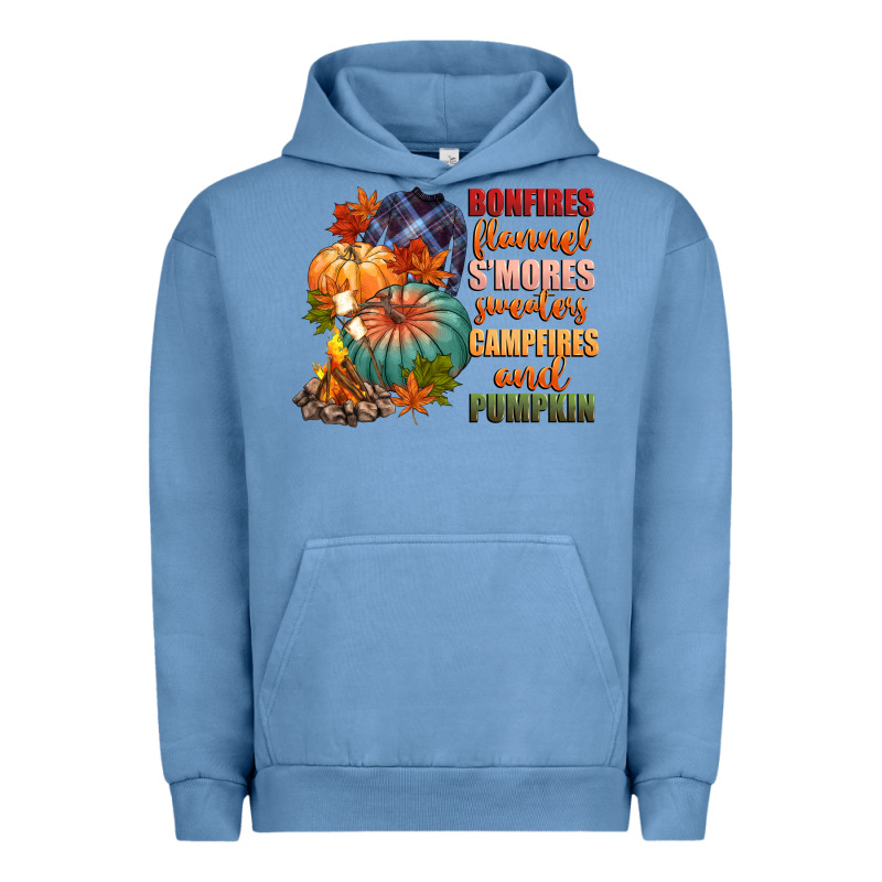 Bonfires Flannels Smores Campfires And Pu Urban Hoodie by CowGirlArtShop | Teevron