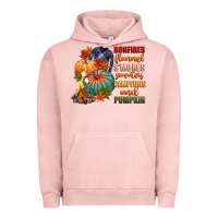 Pigment Salmon bonfires flannels smores campfires and pu Urban Hoodie - CowGirlArtShop