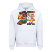 White bonfires flannels smores campfires and pu Urban Hoodie - CowGirlArtShop