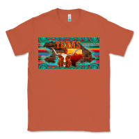Copper texas and map with longhorn serape gemstone licanse plate Classic Tee - Artiststas