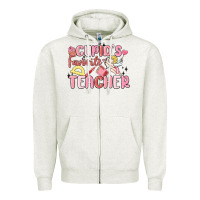 Oatmeal Heather cupid's favorite teacher Zipper Hoodie - MaliasSmallBusiness
