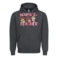 Smoke cupid's favorite teacher Zipper Hoodie - MaliasSmallBusiness