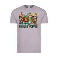Vintage Zinc moody before coffee longhaired cow coffee Vintage Tee - Jasminsmagicworld