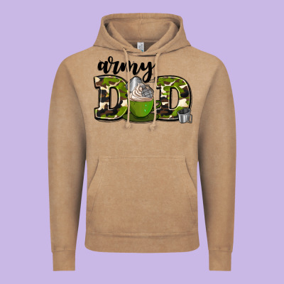 Army Dad Vintage Hoodie Designed By Adodesignshop