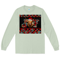 Matcha highland cow joy Christmas Long Sleeve Tee - BarkalooDesign