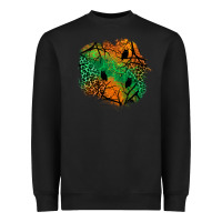 Black halloween patch  2 Heavyweight Sweatshirt - BundleAndBundleShop