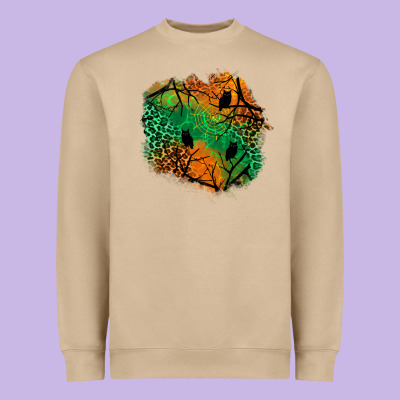 Halloween Patch  2 Heavyweight Sweatshirt Designed By Bundleandbundleshop