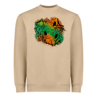 Mushroom halloween patch  2 Heavyweight Sweatshirt - BundleAndBundleShop