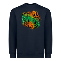 Navy halloween patch  2 Heavyweight Sweatshirt - BundleAndBundleShop