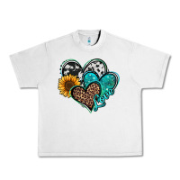 Lunar Rock turquoise sunflower hearts Urban Heavy Tee - Jasminsmagicworld
