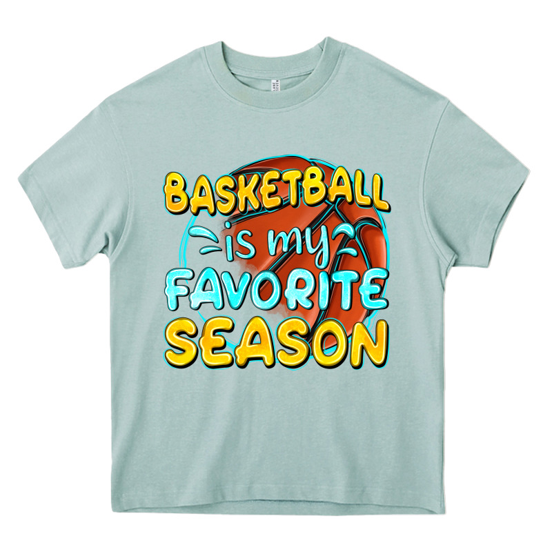 Basketball Is My Favorite Season Heavy Core Tee by texasbilliewilder | Teevron