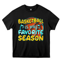 Black basketball is my favorite season Heavy Core Tee - texasbilliewilder