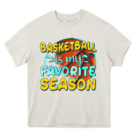 Cream basketball is my favorite season Heavy Core Tee - texasbilliewilder