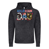 Vintage Black American dad Vintage Hoodie - AdoDesignShop