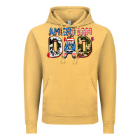 Vintage Mustard American dad Vintage Hoodie - AdoDesignShop