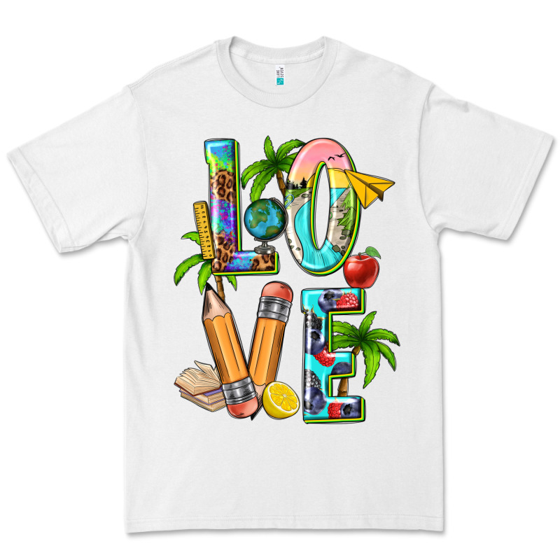 Summer Love Teacher Premium Tee by texasbilliewilder | Teevron