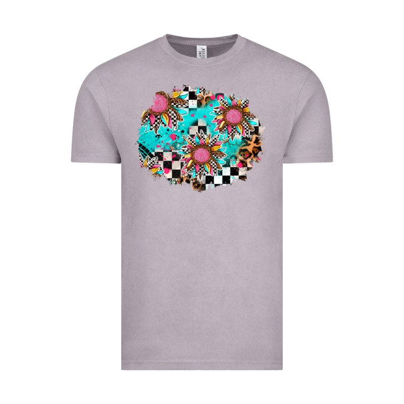 Race Sunflower Patches Vintage Tee by AdoDesignShop | Teevron