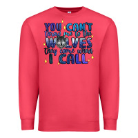 Cardinal you cant throw me to the wolves they come when i c Premium Sweatshirt - Artiststas