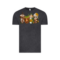 Vintage Black longhaired cow coffee Vintage Tee - Jasminsmagicworld