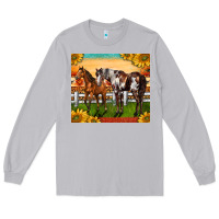 Moon Dust Western Ranch Horses Long Sleeve Tee - LillyAllenDesigns