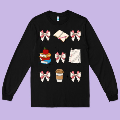 Teacher Long Sleeve Tee Designed By Jahusdesignshop