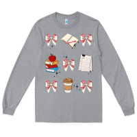 Heather Grey teacher Long Sleeve Tee - JahusDesignShop