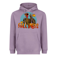 Lavender Fall Vibes Turkey Heavyweight Hoodie - LillyAllenDesigns