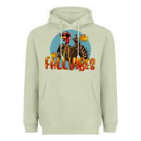 Matcha Fall Vibes Turkey Heavyweight Hoodie - LillyAllenDesigns