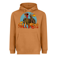 Meerkat Fall Vibes Turkey Heavyweight Hoodie - LillyAllenDesigns