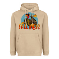 Mushroom Fall Vibes Turkey Heavyweight Hoodie - LillyAllenDesigns
