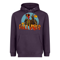 Plum Fall Vibes Turkey Heavyweight Hoodie - LillyAllenDesigns