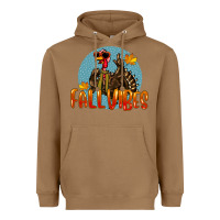 Toasted Coconut Fall Vibes Turkey Heavyweight Hoodie - LillyAllenDesigns