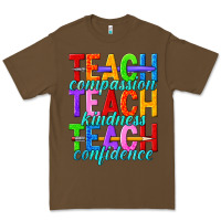 Cacao teach compassion teach kindness teach confidence Premium Tee - texasbilliewilder