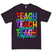 Plum teach compassion teach kindness teach confidence Premium Tee - texasbilliewilder