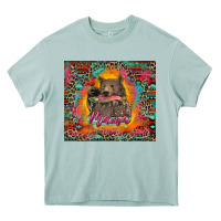 Arona mama bear leopard and aztec Heavy Core Tee - RanaPortraitStore