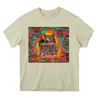 Mossy mama bear leopard and aztec Heavy Core Tee - RanaPortraitStore