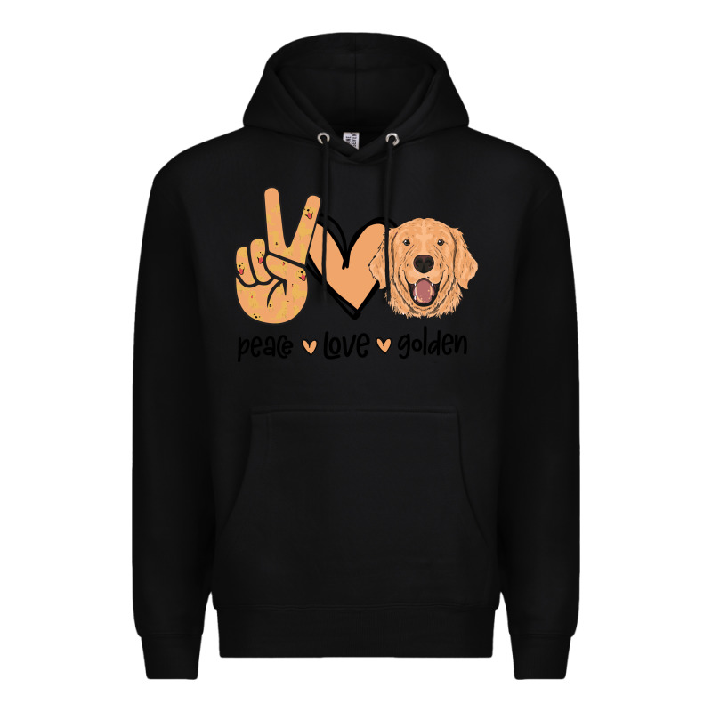 Peace Love Golden Premium Hoodie by Bettercallsaul | Teevron