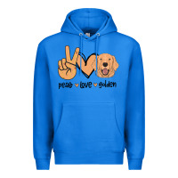 True Royal Peace Love Golden Premium Hoodie - Bettercallsaul