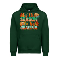 Forest Green tis the season to be grateful Urban Hoodie - CowGirlArtShop